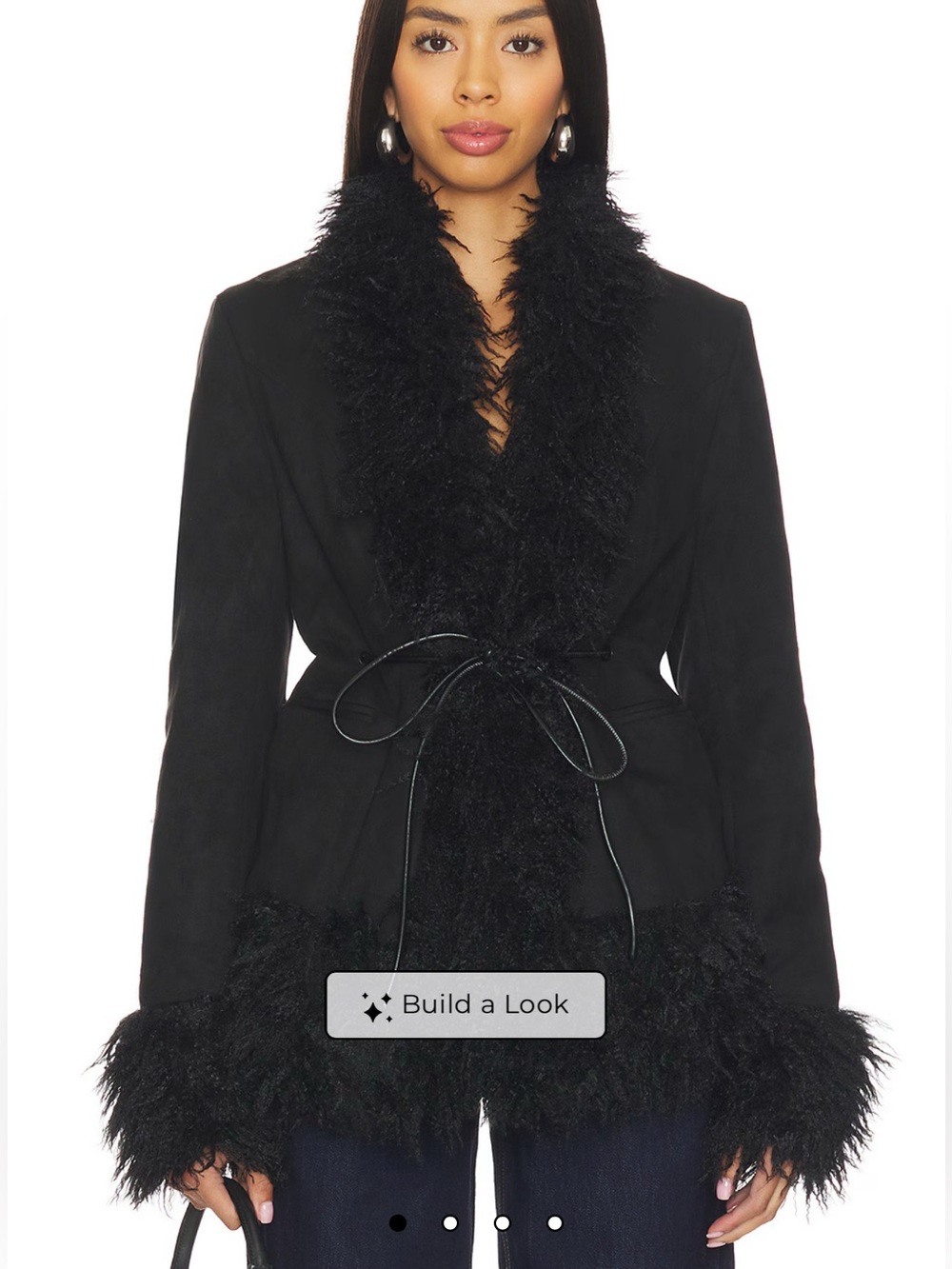 LIONESS Oui Oui Coat in Ink // Size Medium